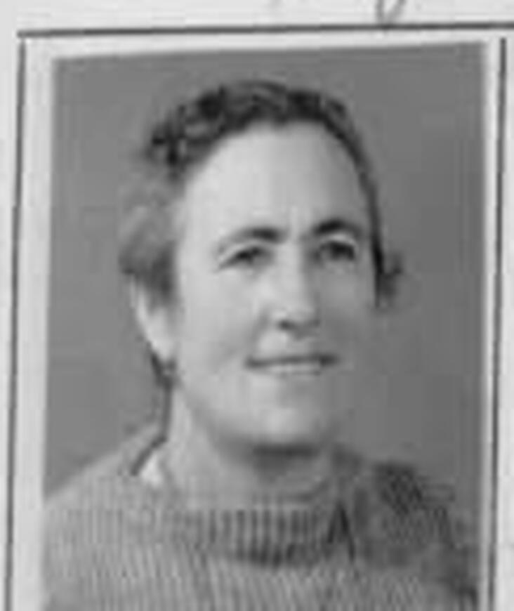 Retrato de Florinda Marques de Pinho no passaporte de 1964