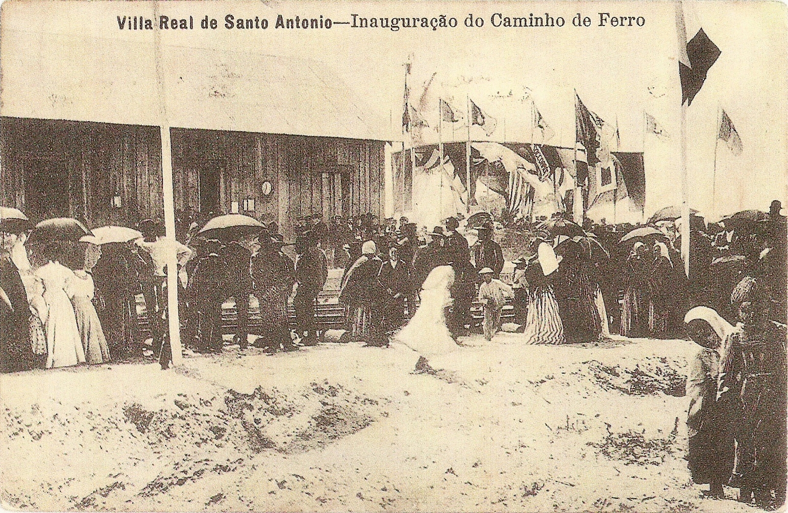 Inauguração da primeira Estação Ferroviária de Vila Real de Santo António